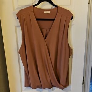Maurices Mauve Sleeveless Blouse